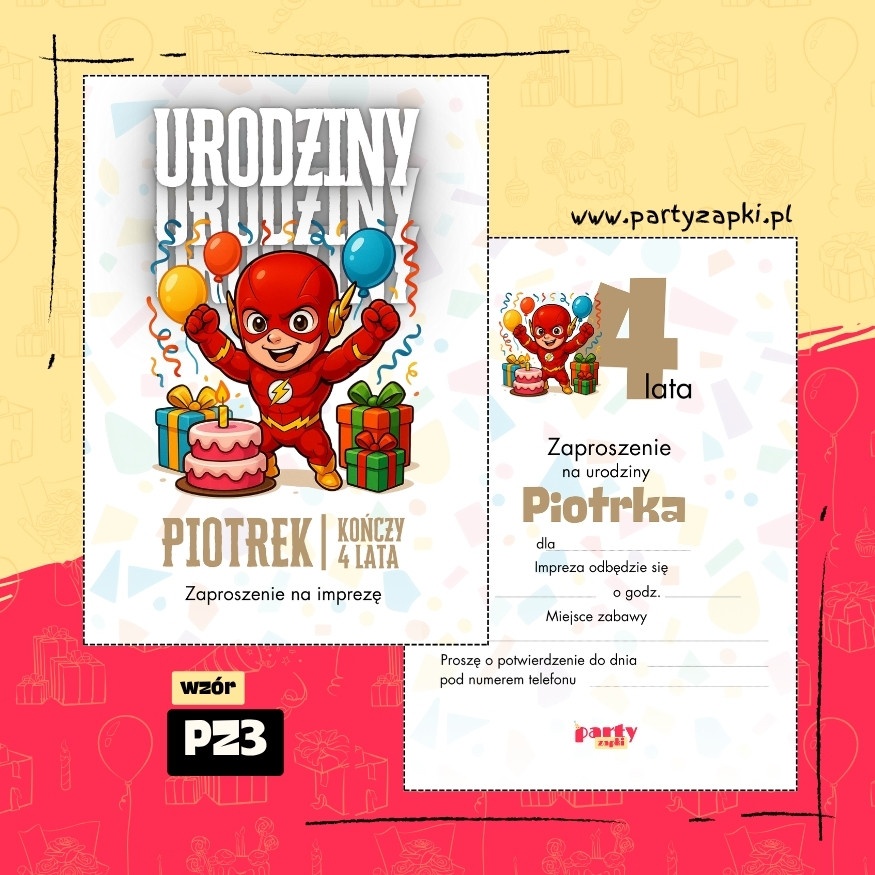 flash zaproszenie na urodziny 01 pz3