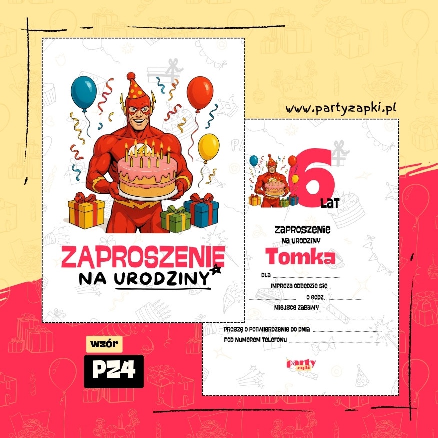 flash zaproszenie na urodziny 06 pz4