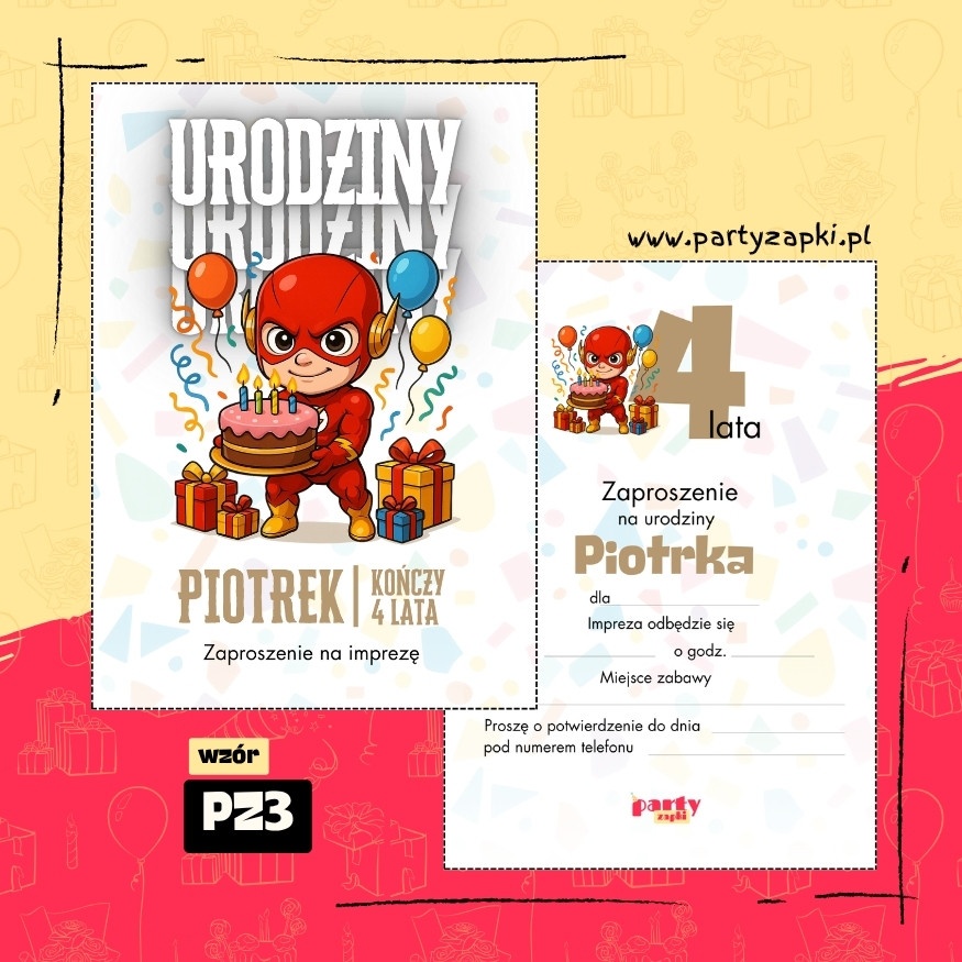 flash zaproszenie na urodziny 07 pz3