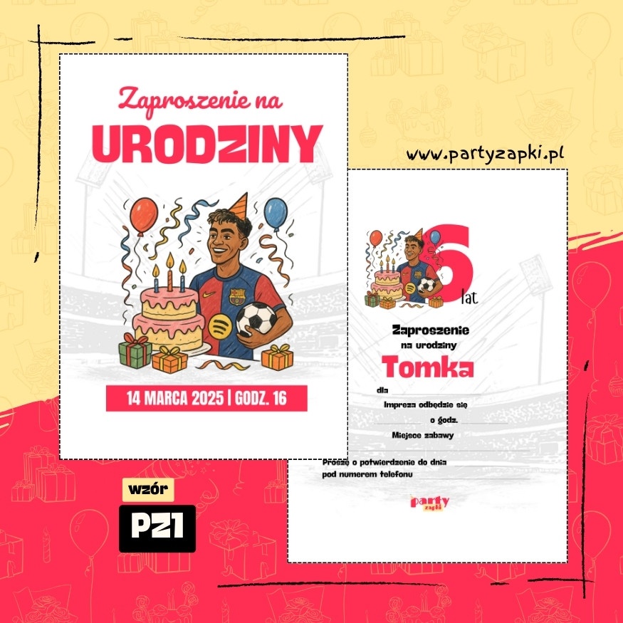jamal zaproszenie na urodziny 10 pz1