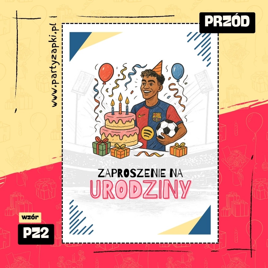 jamal zaproszenie na urodziny 10 pz2 przod