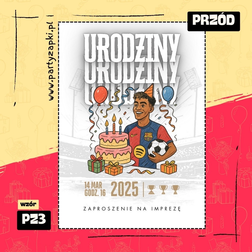 jamal zaproszenie na urodziny 10 pz3 przod