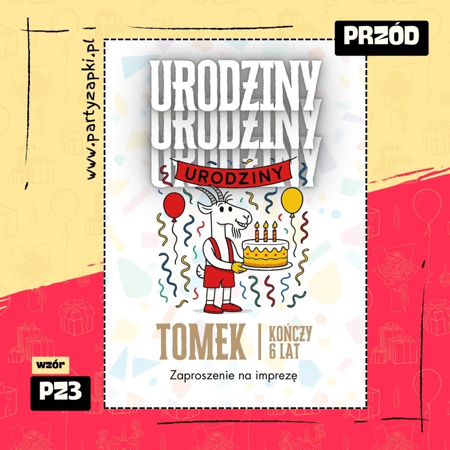 koziolek matolek zaproszenie na urodziny