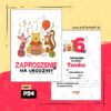 kubus puchatek zaproszenie na urodziny 05 pz4