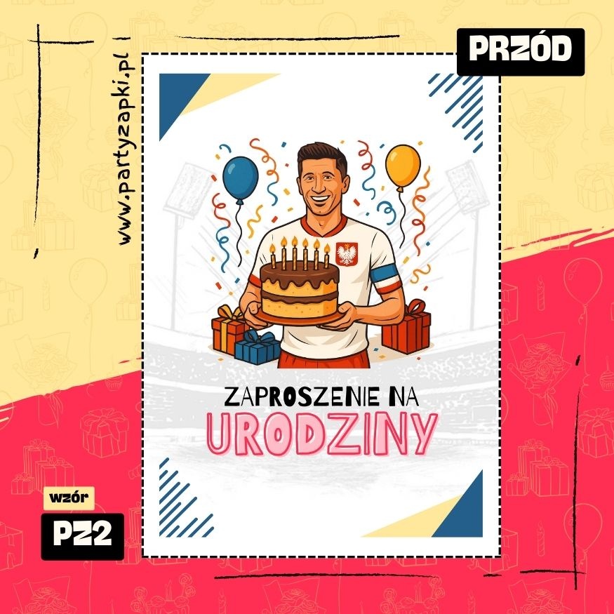 lewandowski zaproszenie na urodziny 01 pz2 przod