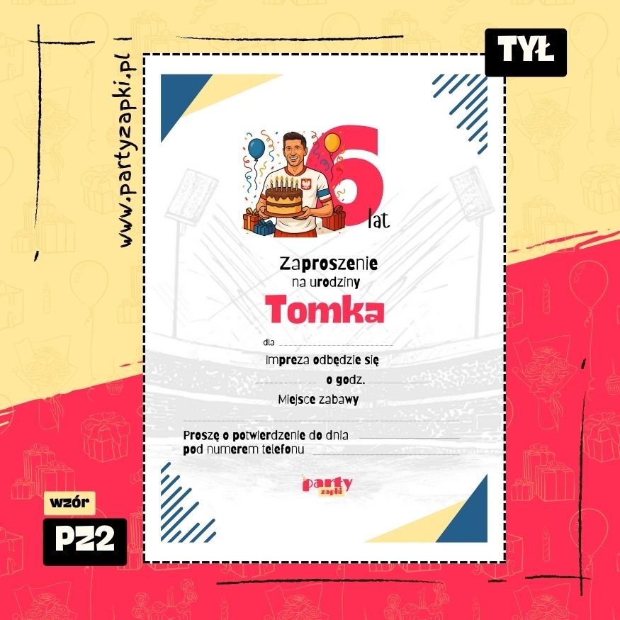 lewandowski zaproszenie na urodziny 01 pz2 tyl