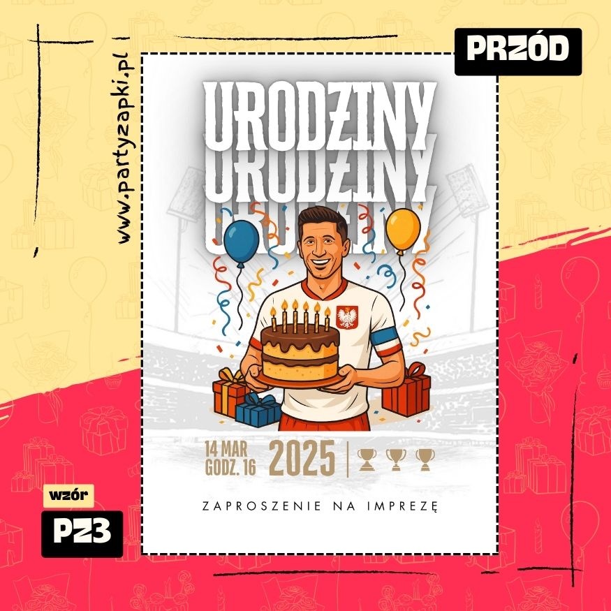 lewandowski zaproszenie na urodziny 01 pz3 przod