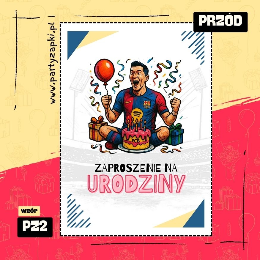 lewandowski zaproszenie na urodziny 01 pz2 przod
