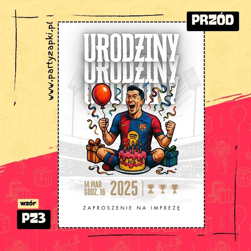 lewandowski zaproszenie na urodziny 01 pz3 przod