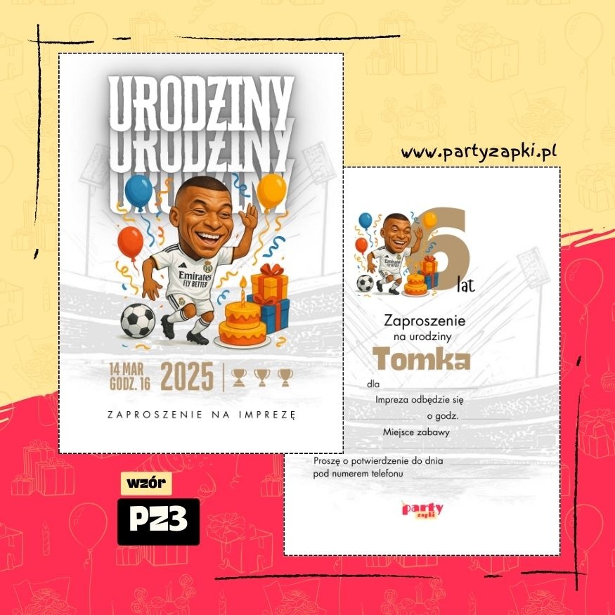 mbappe zaproszenie na urodziny 01 pz3