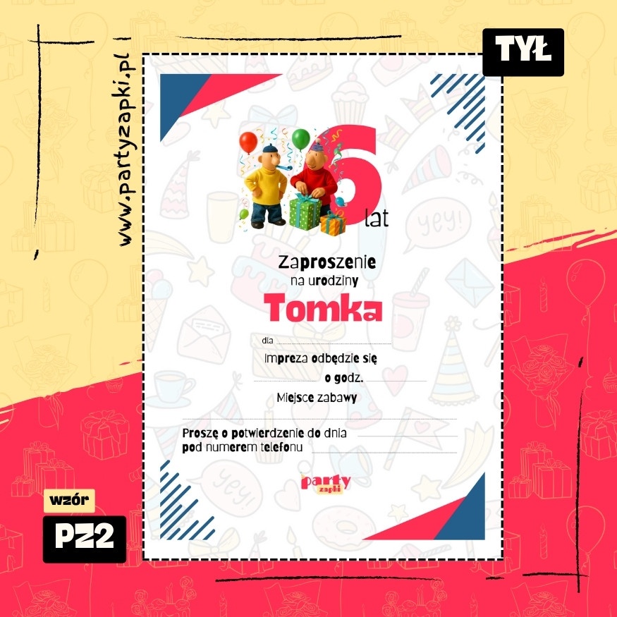 sasiedzi zaproszenie na urodziny