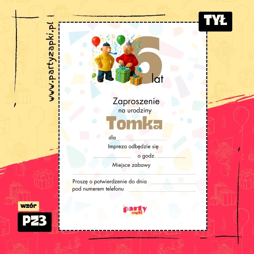 sasiedzi zaproszenie na urodziny