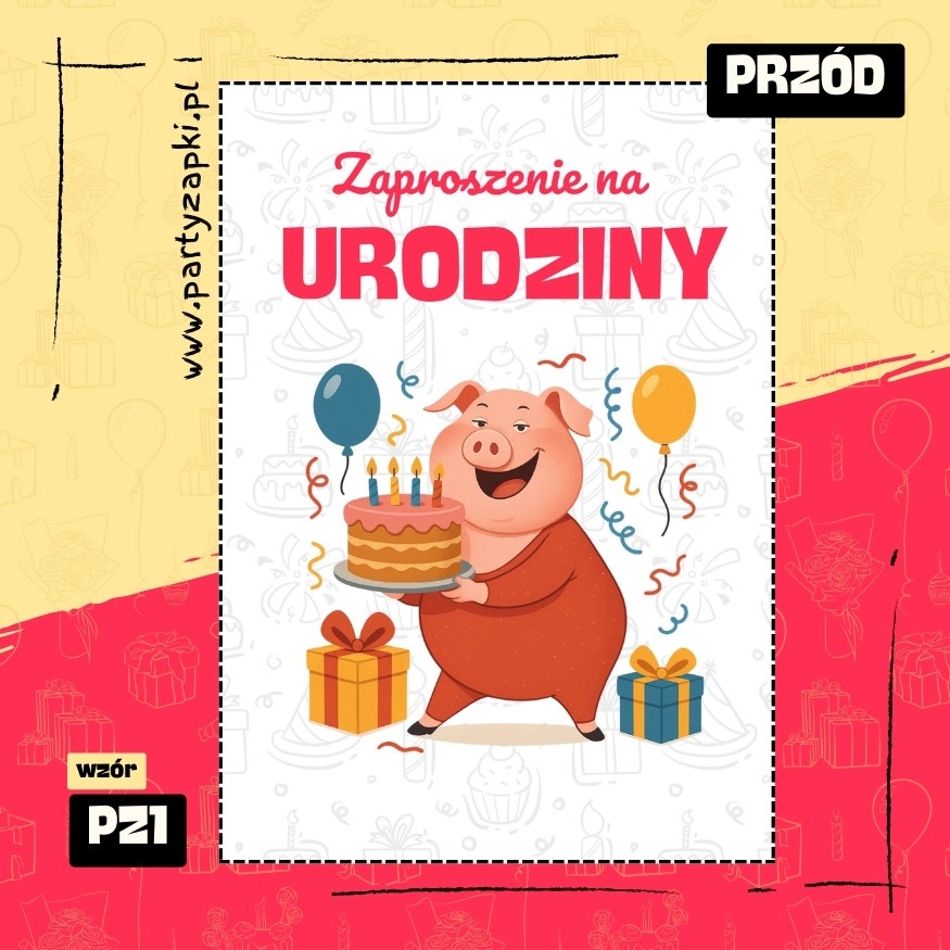 sing zaproszenie na urodziny