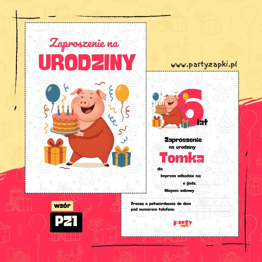 sing zaproszenie na urodziny 02 pz1