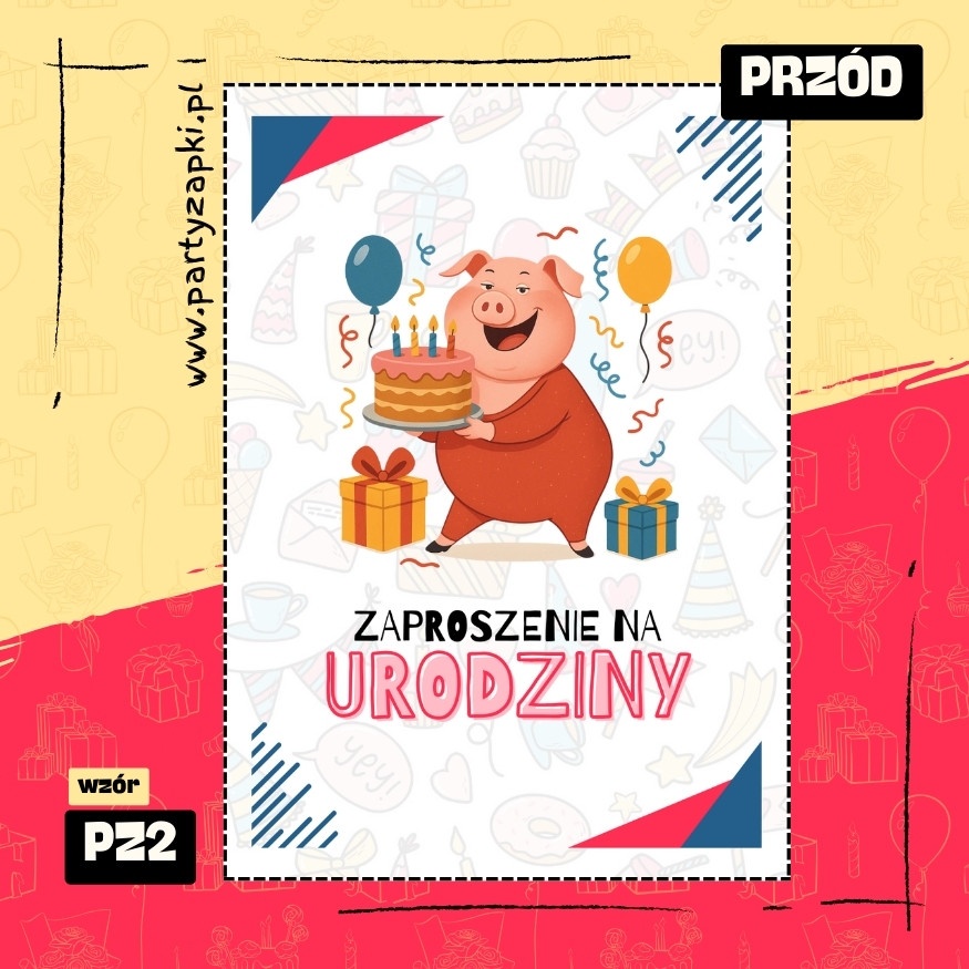 sing zaproszenie na urodziny