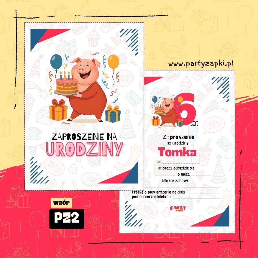 sing zaproszenie na urodziny 02 pz2