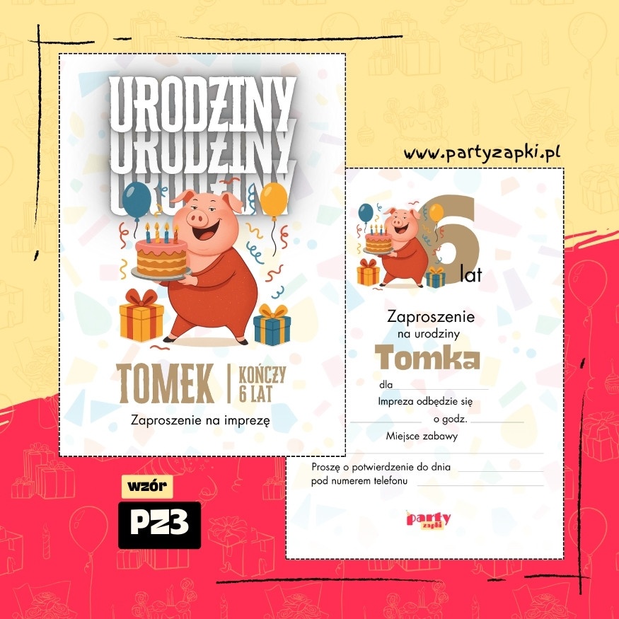 sing zaproszenie na urodziny 02 pz3