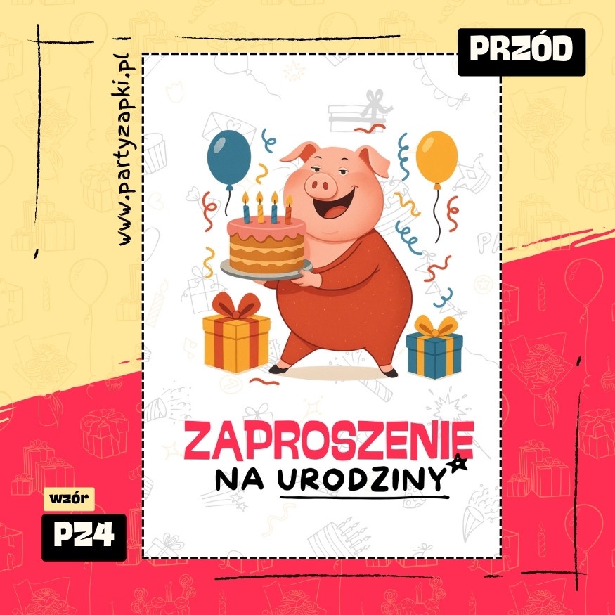 sing zaproszenie na urodziny