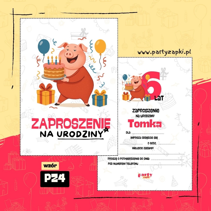 sing zaproszenie na urodziny 02 pz4