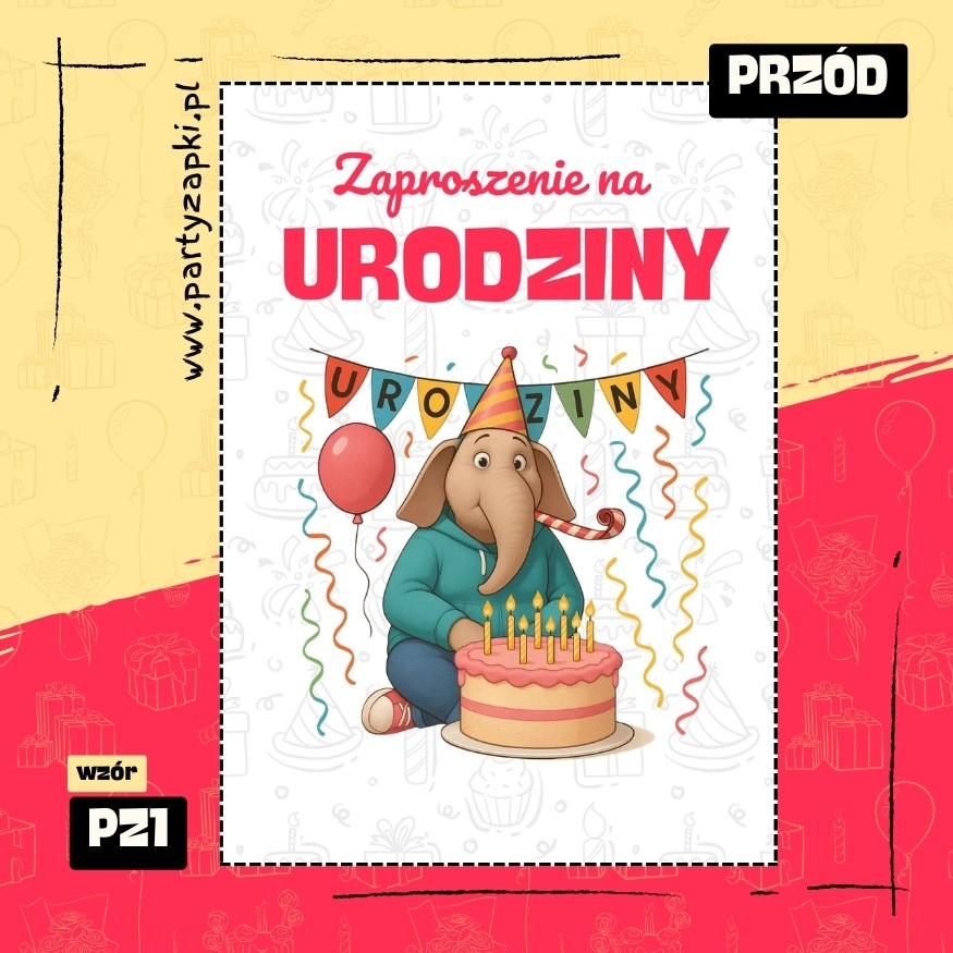 sing zaproszenie na urodziny