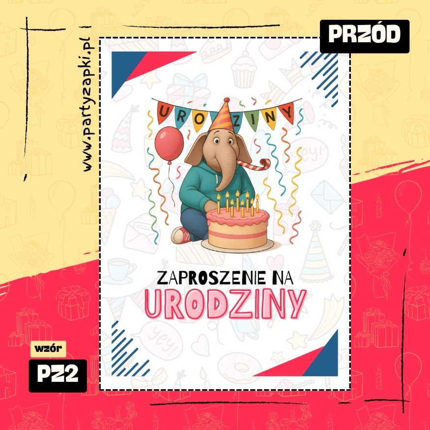sing zaproszenie na urodziny