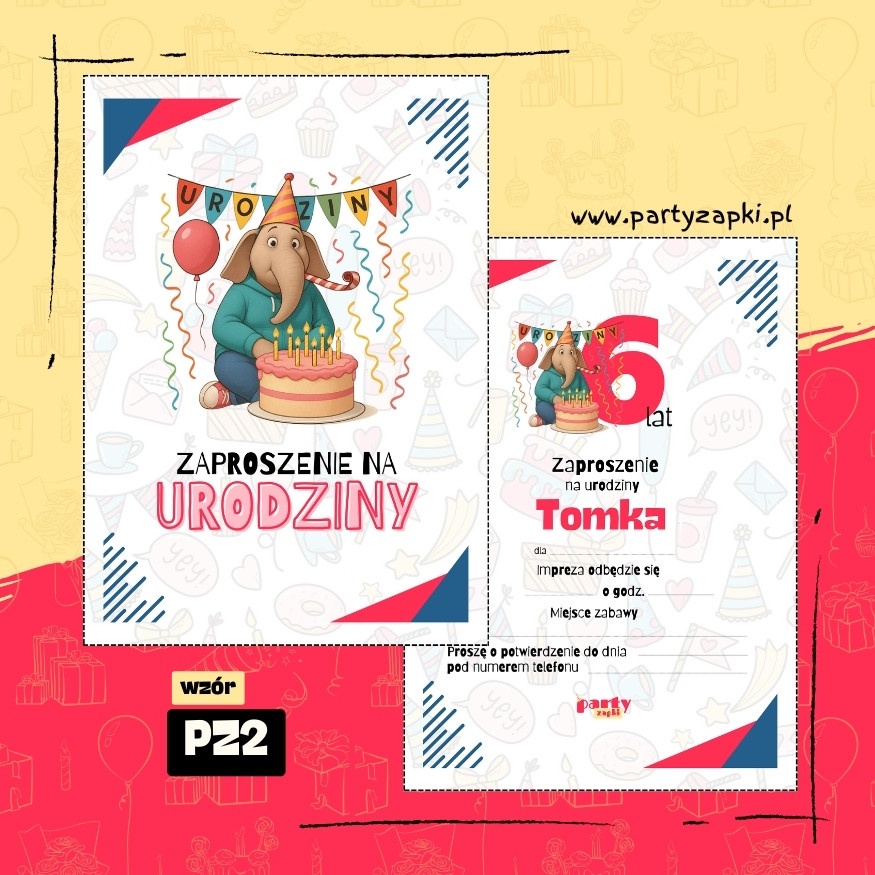 sing zaproszenie na urodziny 07 pz2
