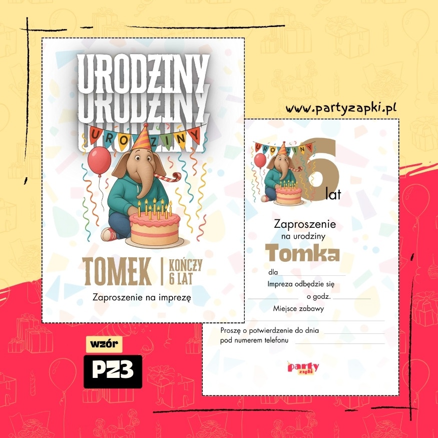 sing zaproszenie na urodziny 07 pz3