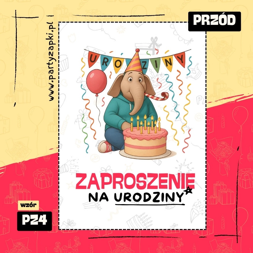 sing zaproszenie na urodziny