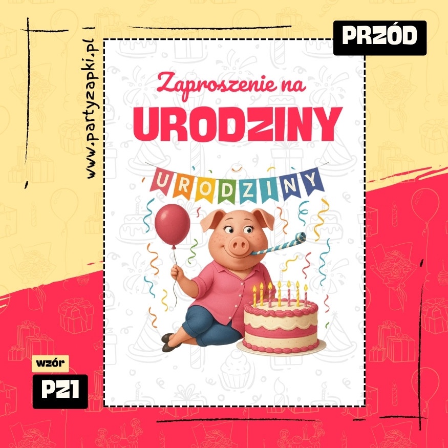 sing zaproszenie na urodziny