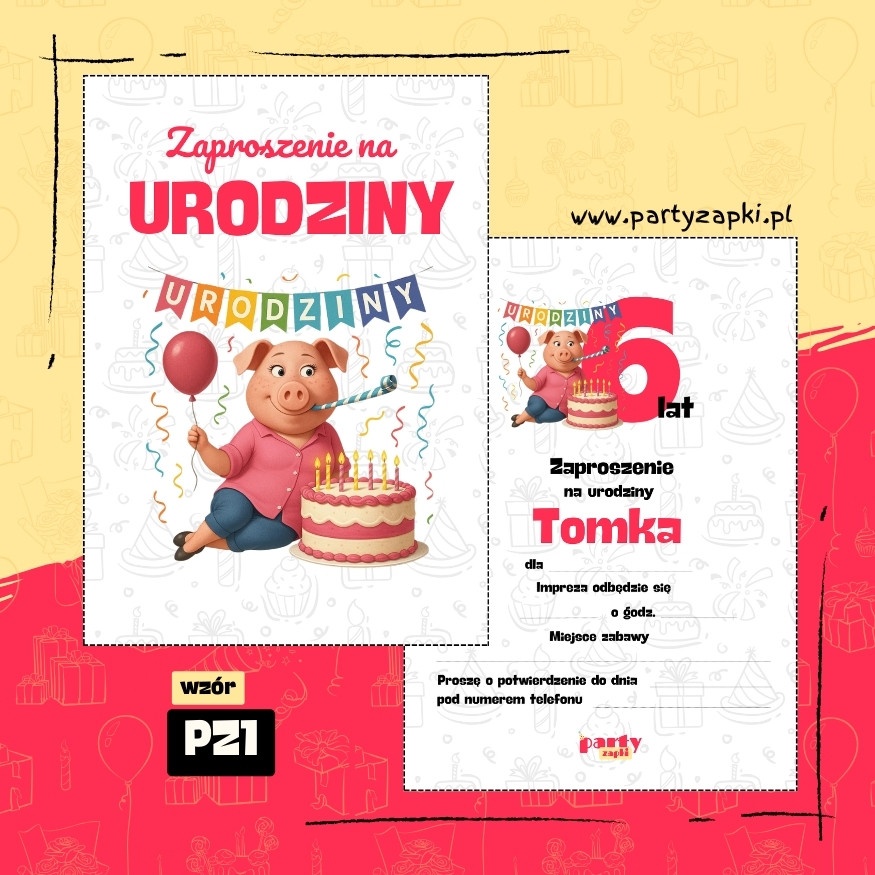 sing zaproszenie na urodziny 09 pz1
