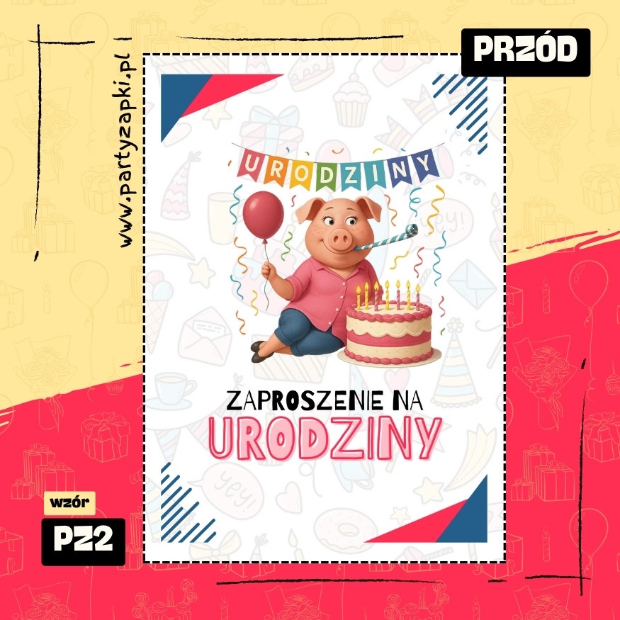 sing zaproszenie na urodziny