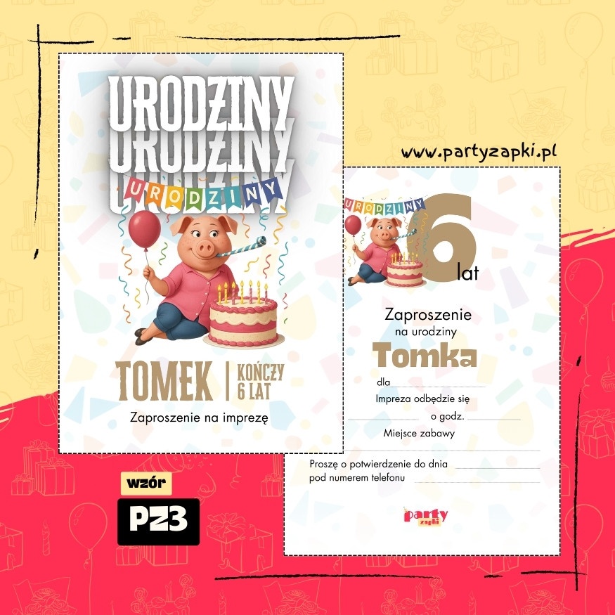 sing zaproszenie na urodziny 09 pz3