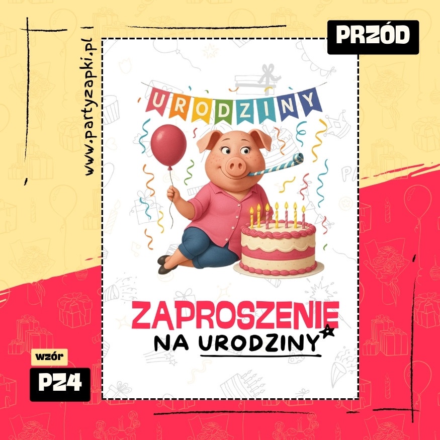 sing zaproszenie na urodziny