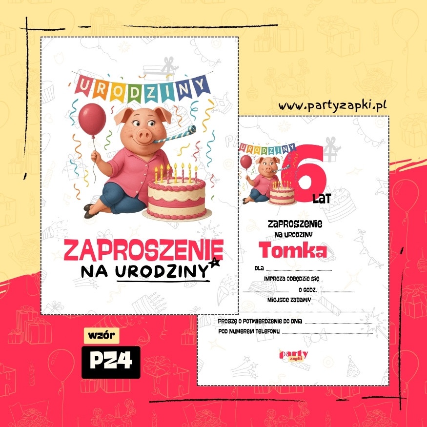 sing zaproszenie na urodziny 09 pz4