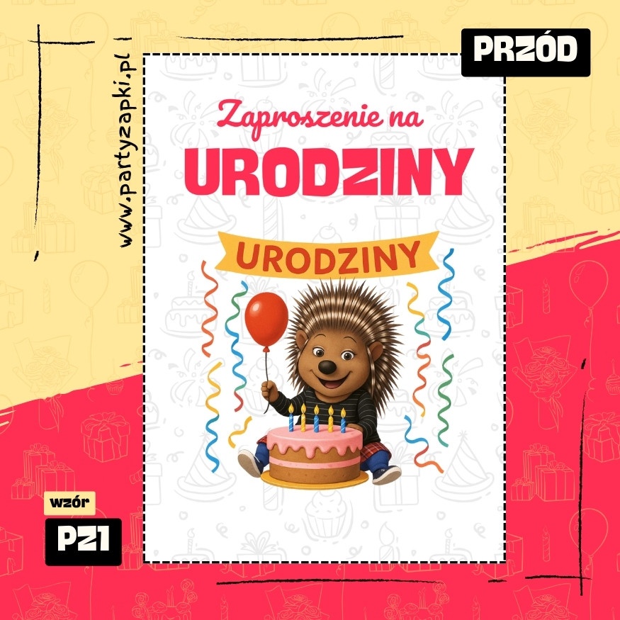 sing zaproszenie na urodziny