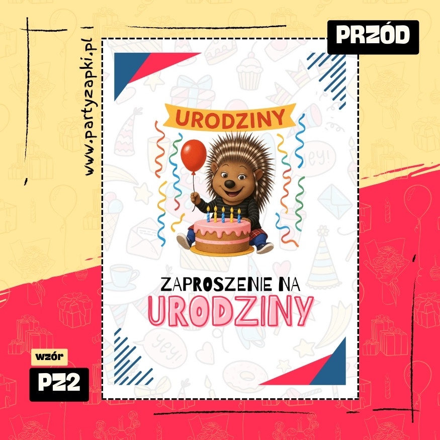 sing zaproszenie na urodziny