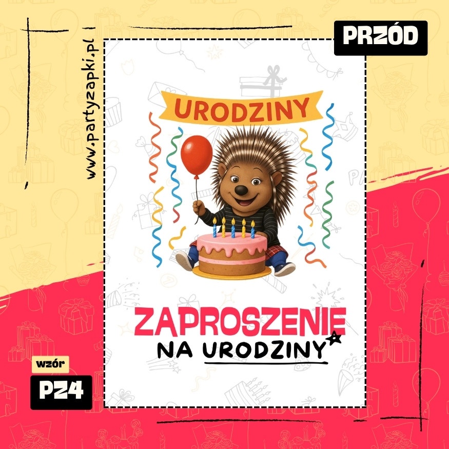 sing zaproszenie na urodziny