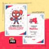 spider man zaproszenie na urodziny 06 pz2