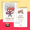 spider man zaproszenie na urodziny 06 pz3