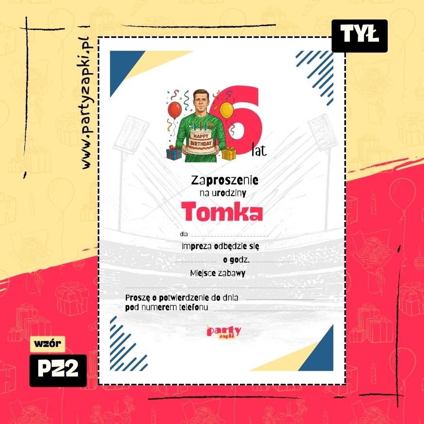 szczesny zaproszenie na urodziny 01 pz2 tyl