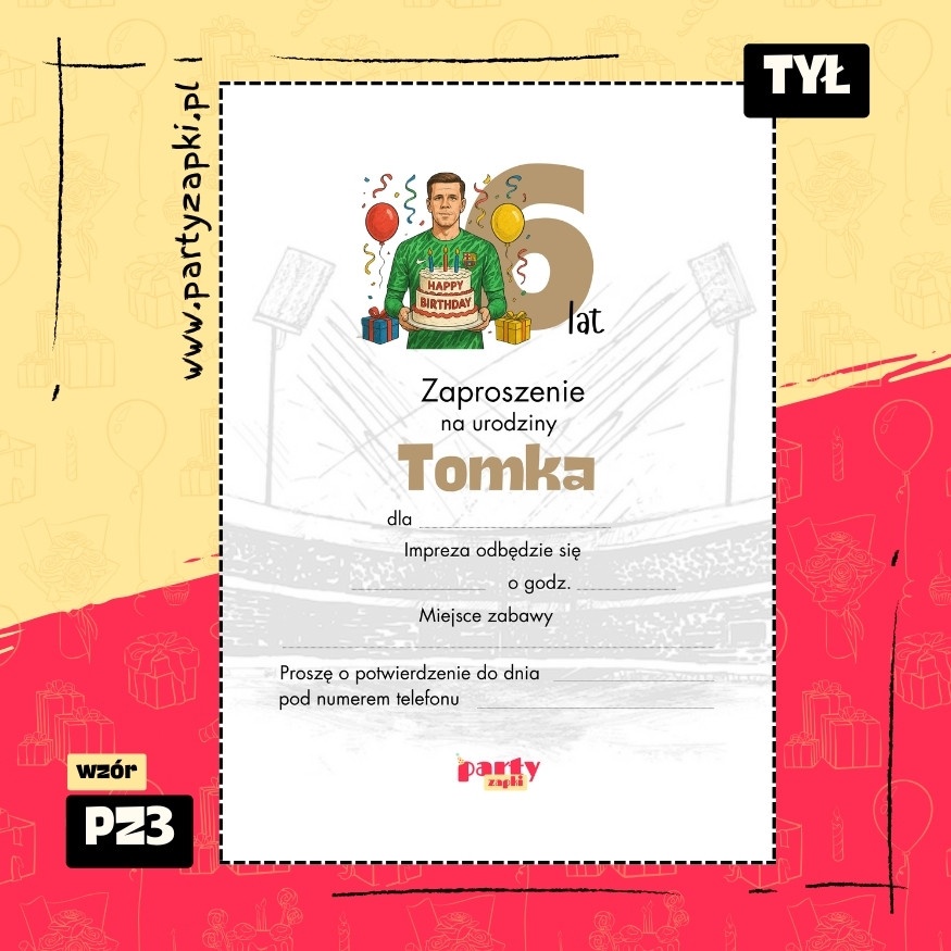 szczesny zaproszenie na urodziny 01 pz3 tyl