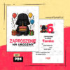 darth vader gwiezdne wojny zaproszenie na urodziny 02 pz4