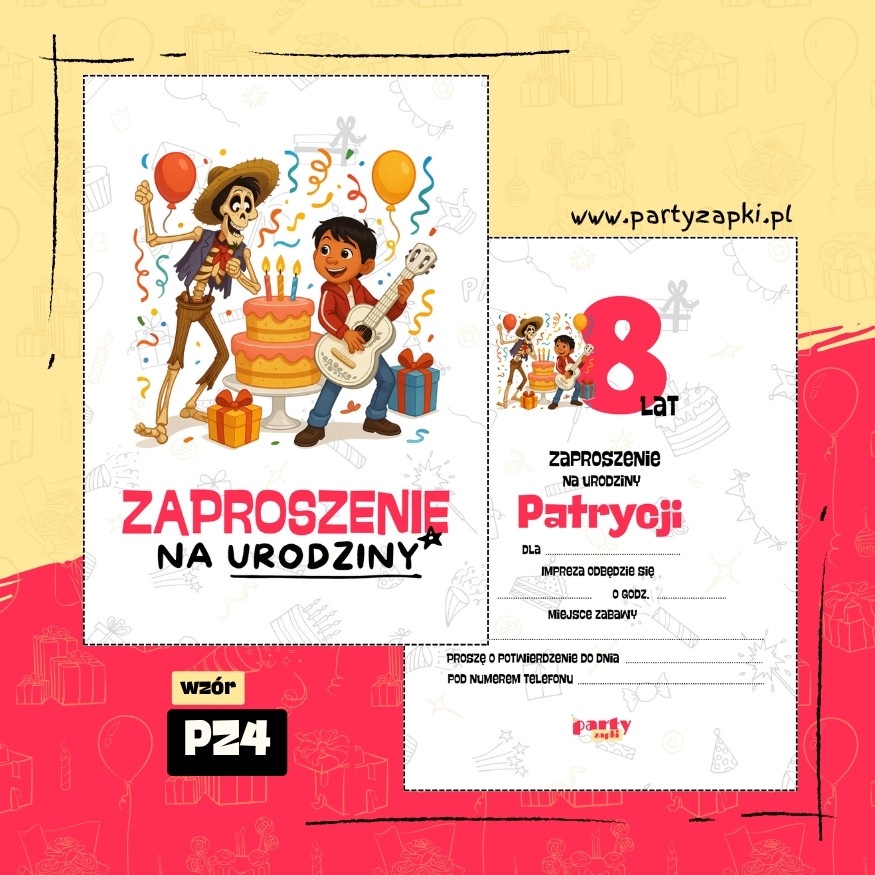 miguel coco zaproszenie na urodziny 01 pz4
