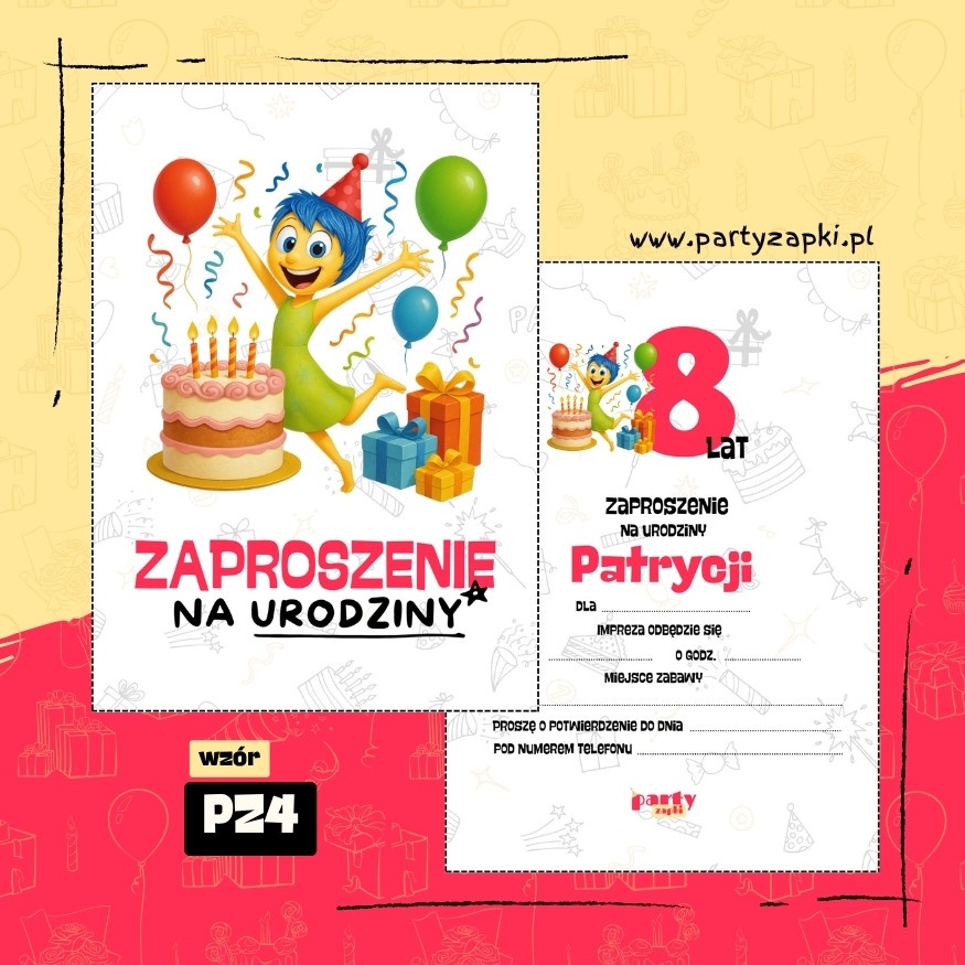 w glowie sie nie miesci zaproszenie na urodziny 01 pz4