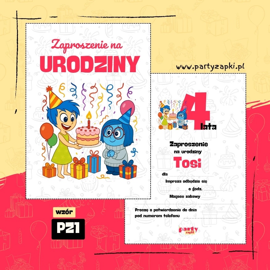 w glowie sie nie miesci zaproszenie na urodziny 02 pz1