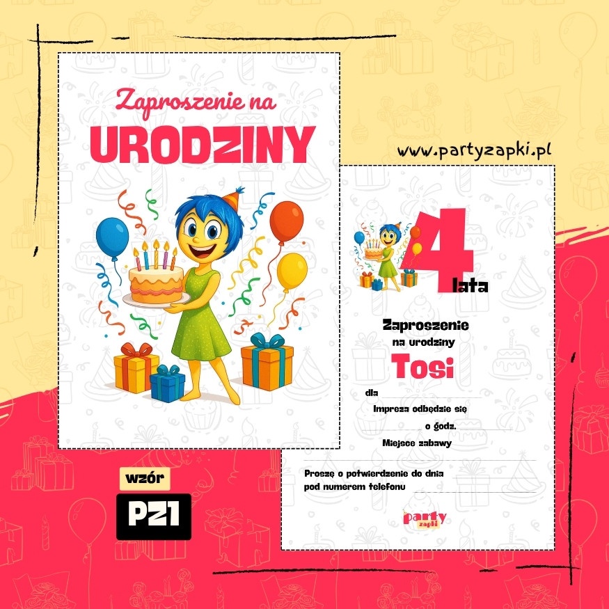 w glowie sie nie miesci zaproszenie na urodziny 04 pz1
