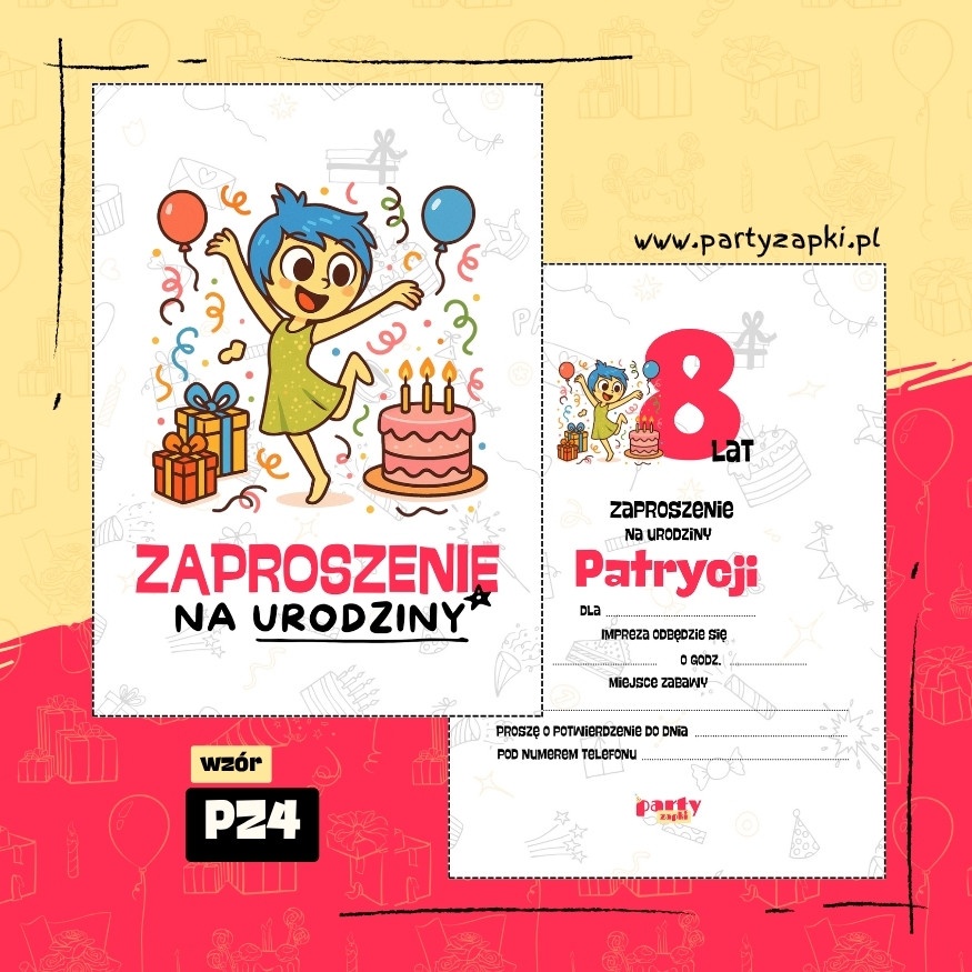 w glowie sie nie miesci zaproszenie na urodziny 07 pz4