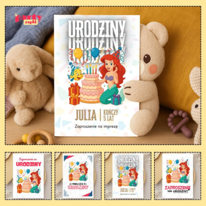 ariel mala syrenka zaproszenie partyzapki 03 1