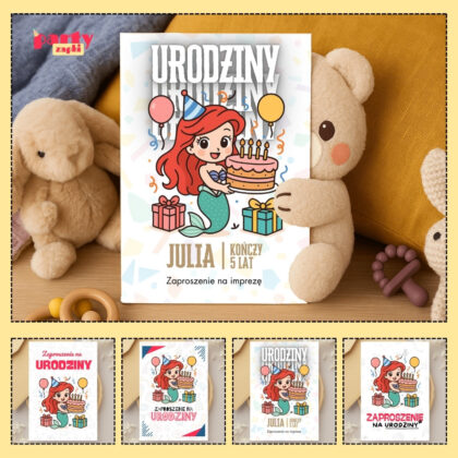 ariel mala syrenka zaproszenie partyzapki 04 1