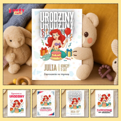 ariel mala syrenka zaproszenie partyzapki 05 1